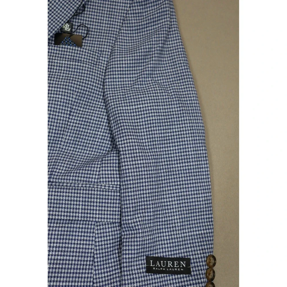 Lauren Ralph Lauren Big Boys Mini Check‎ Classic Sport Suit Jacket Size 8R